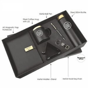 Manpasand Uphaar Classic 6-in-1 Executive Corporate Gift Set with Branding