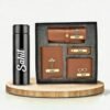 Wallet Combo for Him | Personalized 5 in 1 Gift Set for Men - brown