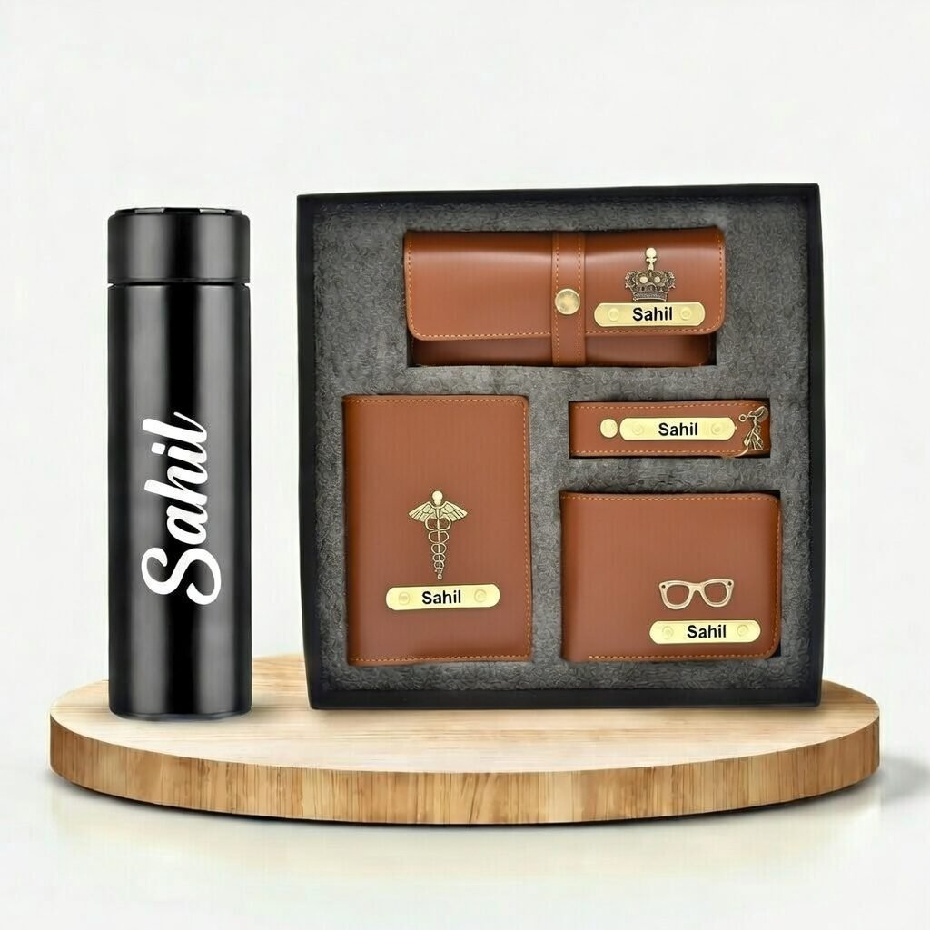 Wallet Combo for Him | Personalized 5 in 1 Gift Set for Men - Image 6