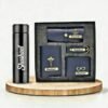 Wallet Combo for Him | Personalized 5 in 1 Gift Set for Men - Navy Blue