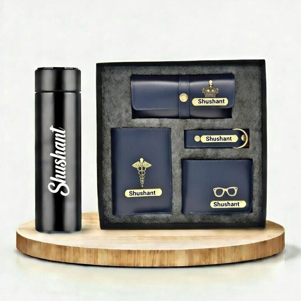Wallet Combo for Him | Personalized 5 in 1 Gift Set for Men - Image 3