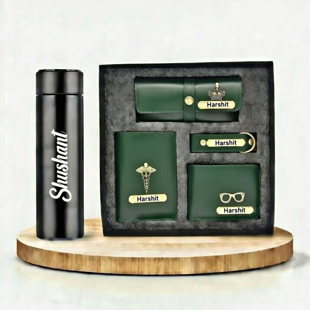 Wallet Combo for Him | Personalized 5 in 1 Gift Set for Men - Image 7