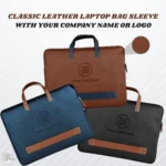 Classic Leather Laptop Sleeve | Premium Laptop Bag for Professionals