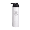 Sipper Bottle for Kids | Name Engraved Stainless Steel Water Bottle - white